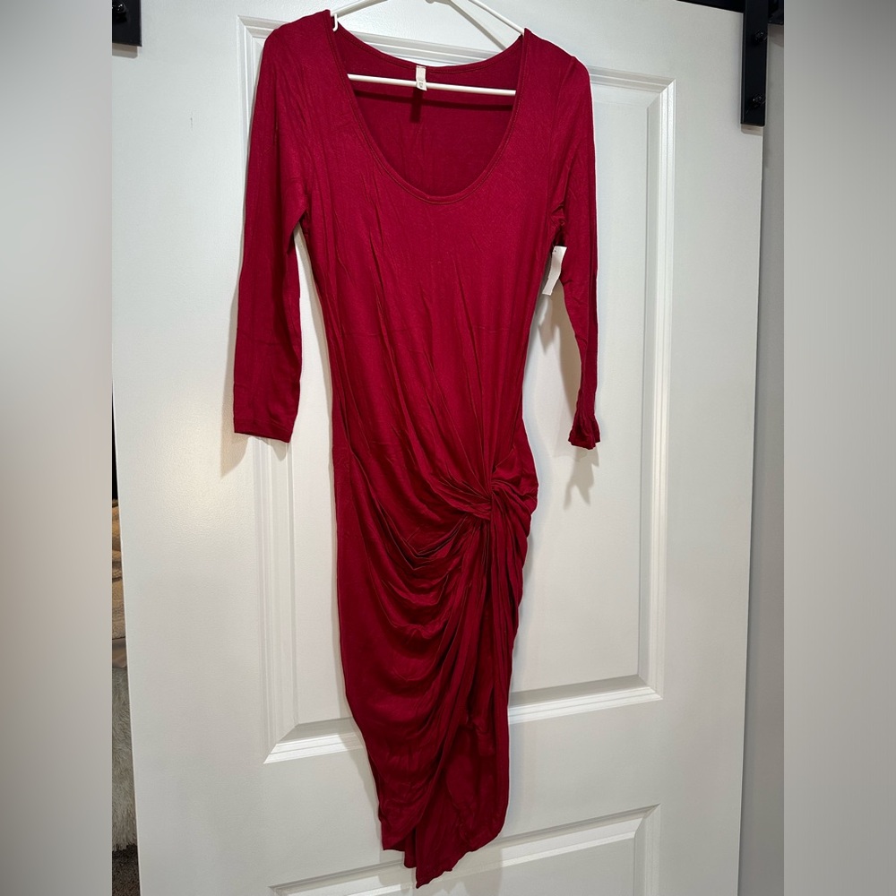 BNWT Deep Red Maxi Dress